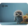 Коврик для мыши Cactus Owl blue 220x180x2мм (CS-MPC-P07XS)
