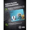 Коврик для мыши Cactus Owl blue 220x180x2мм (CS-MPC-P07XS)