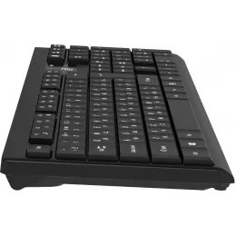 Клавиатура + мышь Оклик S269W клав:черный мышь:черный USB беспроводная slim Multimedia (2070303)