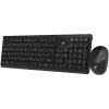 Клавиатура + мышь Оклик S269W клав:черный мышь:черный USB беспроводная slim Multimedia (2070303)