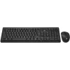 Клавиатура + мышь Оклик S269W клав:черный мышь:черный USB беспроводная slim Multimedia (2070303)