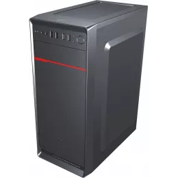 Корпус Digma DCC-MD302 черный без БП ATX 1x80mm 3x120mm 2xUSB2.0 2xUSB3.0 audio