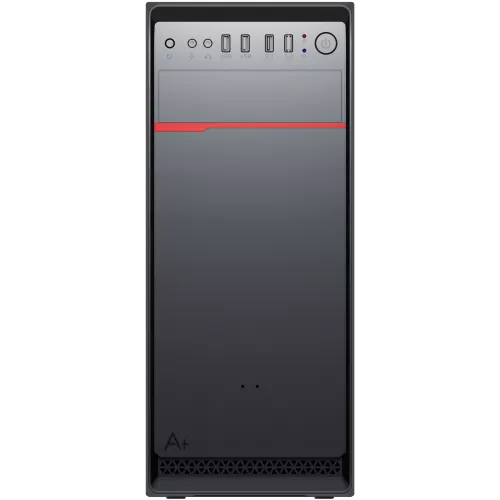 Корпус Digma DCC-MD302 черный без БП ATX 1x80mm 3x120mm 2xUSB2.0 2xUSB3.0 audio