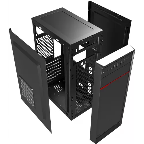 Корпус Digma DCC-MD302 черный без БП ATX 1x80mm 3x120mm 2xUSB2.0 2xUSB3.0 audio