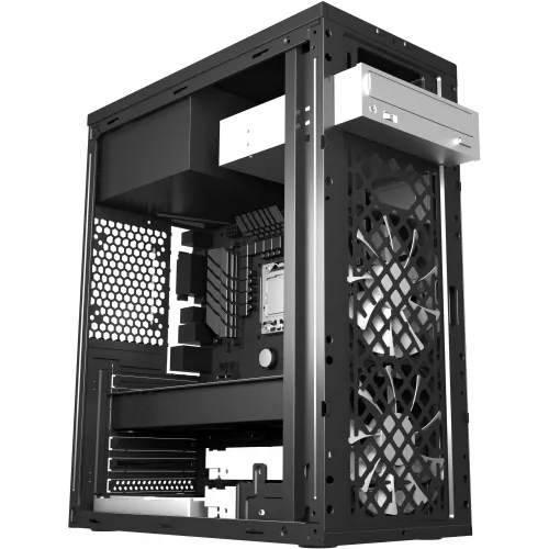Корпус Digma DCC-MD302 черный без БП ATX 1x80mm 3x120mm 2xUSB2.0 2xUSB3.0 audio