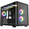 Корпус Bloody BD-CC112 черный без БП mATX 9x120mm 2xUSB3.0 audio bott PSU
