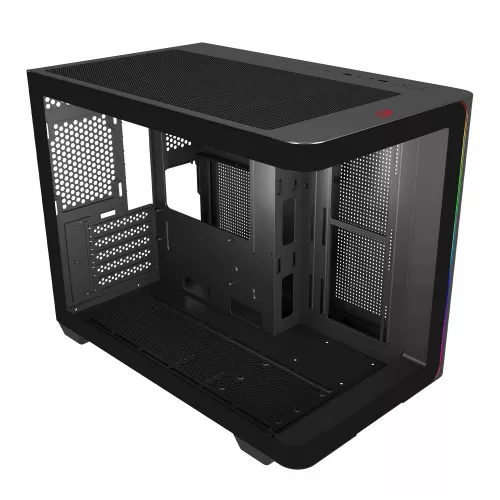 Корпус Bloody BD-CC112 черный без БП mATX 9x120mm 2xUSB3.0 audio bott PSU