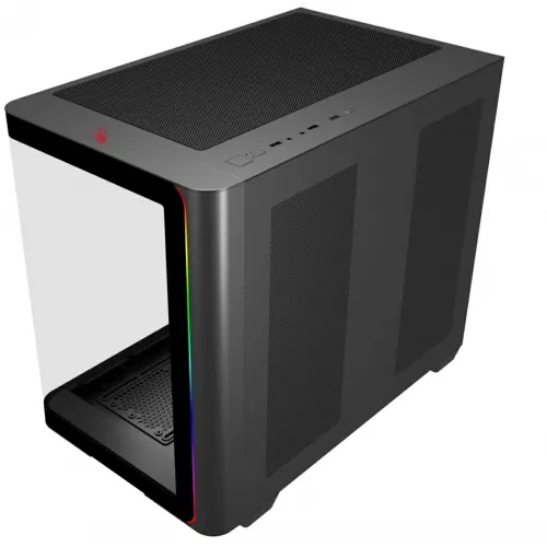 Корпус Bloody BD-CC112 черный без БП mATX 9x120mm 2xUSB3.0 audio bott PSU