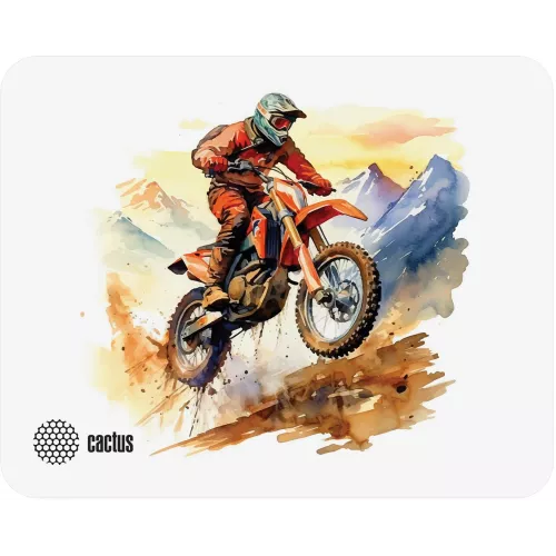 Коврик для мыши Cactus Motobike 250x200x3мм (CS-MP-D12S)