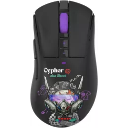 Мышь A4Tech Bloody R73 Pro черный/рисунок оптическая 26000dpi беспров. USB/USB-C 7but (R73 PRO CYPHER GHOST)