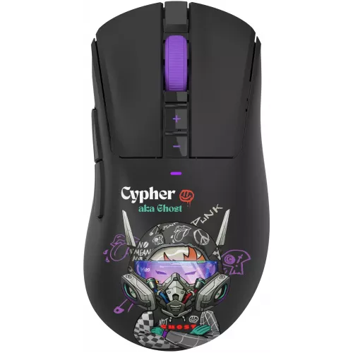 Мышь A4Tech Bloody R73 Pro черный/рисунок оптическая 26000dpi беспров. USB/USB-C 7but (R73 PRO CYPHER GHOST)