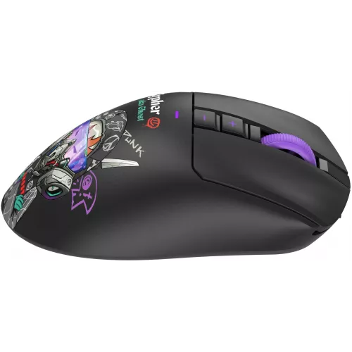 Мышь A4Tech Bloody R73 Pro черный/рисунок оптическая 26000dpi беспров. USB/USB-C 7but (R73 PRO CYPHER GHOST)