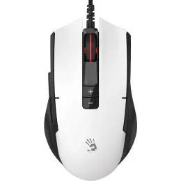 Мышь A4Tech Bloody ES8 белый оптическая 6000dpi USB 7but (ES8 PANDA WHITE)