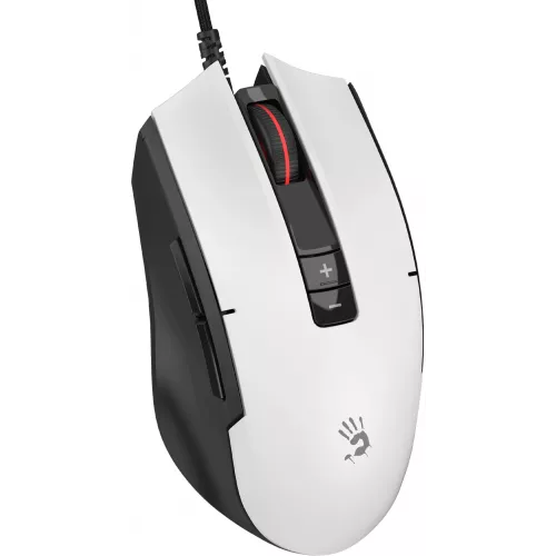 Мышь A4Tech Bloody ES8 белый оптическая 6000dpi USB 7but (ES8 PANDA WHITE)