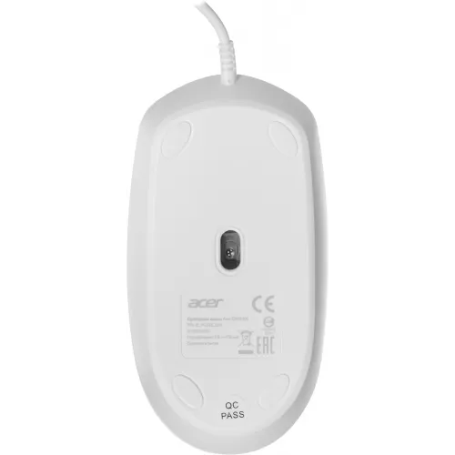 Мышь Acer OMW401 белый оптическая 2000dpi USB 4but (ZL.MCEEE.030)