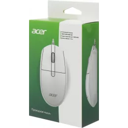 Мышь Acer OMW401 белый оптическая 2000dpi USB 4but (ZL.MCEEE.030)