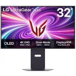 Монитор LG 31.5" UltraGear 32GS95UV-B черный OLED LED 16:9 HDMI M/M матовая HAS Piv 275cd 178гр/178гр 3840x2160 240Hz G-Sync FreeSync Premium Pro DP 4K USB 9.8кг