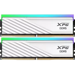 Память DDR5 2x16GB 6000MHz A-Data AX5U6000C3016G-DTLABRWH XPG Lancer Blade RGB RTL Gaming PC5-48000 CL30 DIMM ECC 288-pin 1.35В kit dual rank с радиатором Ret