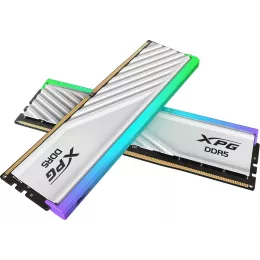 Память DDR5 2x16GB 6000MHz A-Data AX5U6000C3016G-DTLABRWH XPG Lancer Blade RGB RTL Gaming PC5-48000 CL30 DIMM ECC 288-pin 1.35В kit dual rank с радиатором Ret