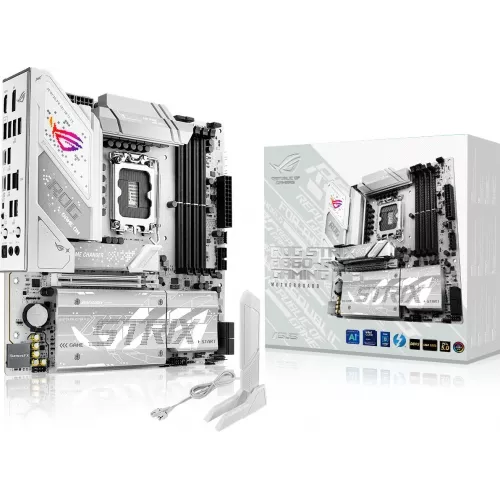 Материнская плата Asus ROG STRIX B860-G GAMING WIFI Soc-1851 Intel B860 4xDDR5 mATX AC`97 8ch(7.1) 2.5Gg RAID+HDMI+DP