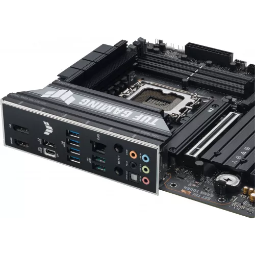 Материнская плата Asus TUF GAMING B860M-PLUS WIFI Soc-1851 Intel B860 4xDDR5 mATX AC`97 8ch(7.1) 2.5Gg RAID+HDMI+DP