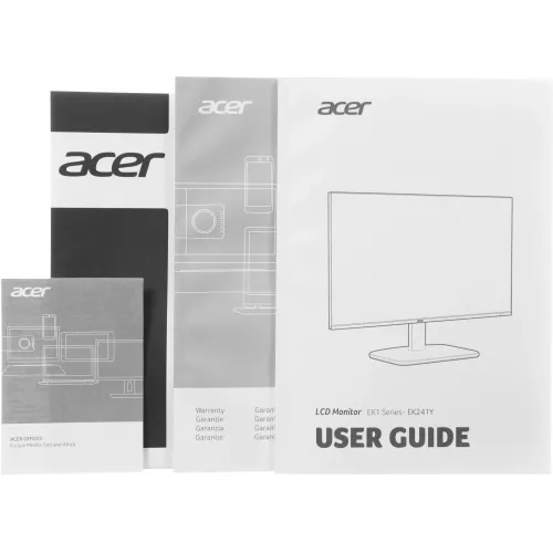 Монитор Acer 23.8" EK241YGbi черный IPS LED 1ms 16:9 HDMI матовая 250cd 178гр/178гр 1920x1080 120Hz FreeSync VGA FHD 2.6кг