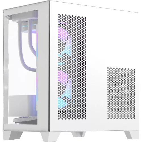Корпус Formula Crystal Z6M Floe белый без БП mATX 4x120mm 1xUSB2.0 1xUSB3.0 audio bott PSU