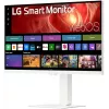 Монитор LG 31.5" 32U850SA-W белый IPS LED 16:9 HDMI M/M Cam матовая HAS 1000:1 400cd 178гр/178гр 3840x2160 60Hz 4K USB 7.7кг