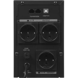 Источник бесперебойного питания Ippon Back Basic 1050S New Euro 600Вт 1050ВА черный