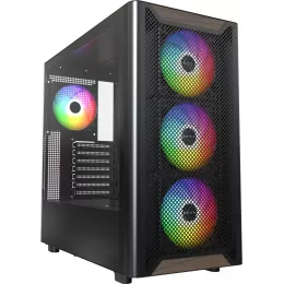 Корпус Montech XR Wood черный без БП ATX 9x120mm 4x140mm 2xUSB3.0 audio bott PSU