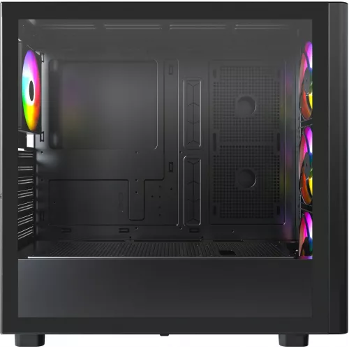 Корпус Montech XR Wood черный без БП ATX 9x120mm 4x140mm 2xUSB3.0 audio bott PSU