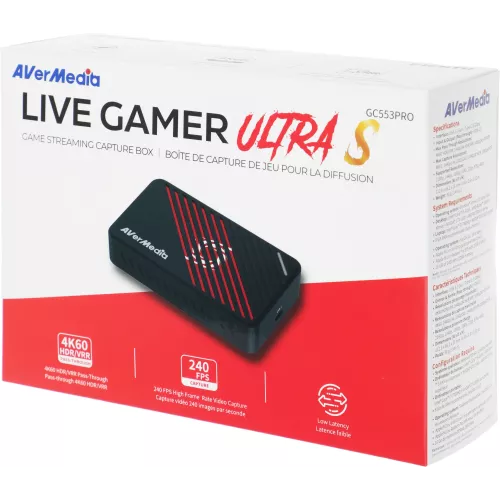Карта видеозахвата Avermedia Live Gamer Ultra S GC553PRO внешний USB 3.0
