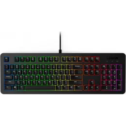 Клавиатура Lenovo K310 RGB черный USB for gamer LED (GY41N91872) кабель 1.8м