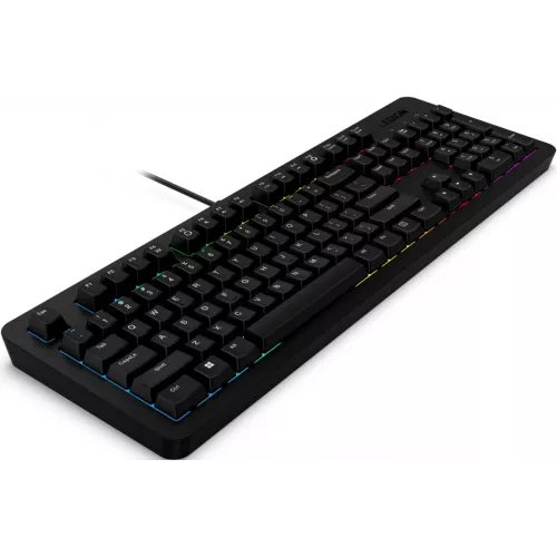 Клавиатура Lenovo K310 RGB черный USB for gamer LED (GY41N91872) кабель 1.8м