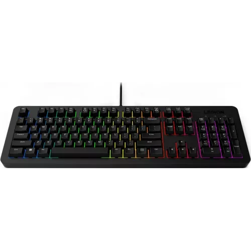 Клавиатура Lenovo K310 RGB черный USB for gamer LED (GY41N91872) кабель 1.8м