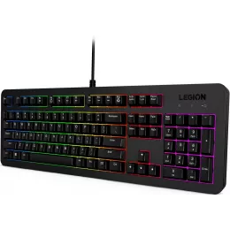 Клавиатура Lenovo K310 RGB черный USB for gamer LED (GY41N91872) кабель 1.8м