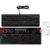 Клавиатура Lenovo K310 RGB черный USB for gamer LED (GY41N91872) кабель 1.8м