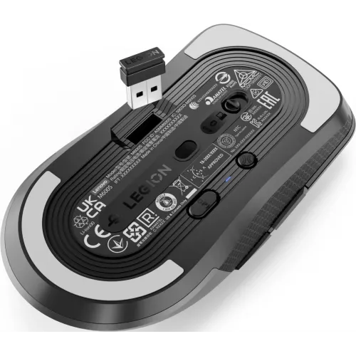 Мышь Lenovo Legion M600s Qi Wireless Gaming темно-серый оптическая 19000dpi беспров. BT/Radio USB 5but (GY51H47355)