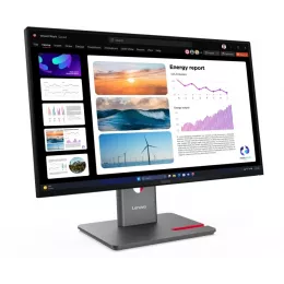Монитор Lenovo 23.8" ThinkVision P24q-40 черный IPS LED 16:9 HDMI матовая HAS Piv 300cd 178гр/178гр 2560x1440 120Hz DP Quad 2K (1440p) USB 5.1кг