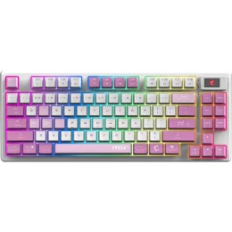 Клавиатура MSI GK600 механическая белый/фиолетовый USB беспроводная BT/Radio Multimedia for gamer LED (S11-43RUQ01-HH9) кабель 1.8м