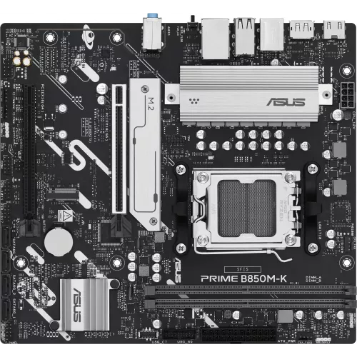 Материнская плата Asus PRIME B850M-K Socket AM5 AMD B850 2xDDR5 mATX AC`97 8ch(7.1) 2.5Gg RAID+HDMI+DP