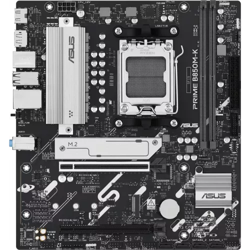 Материнская плата Asus PRIME B850M-K Socket AM5 AMD B850 2xDDR5 mATX AC`97 8ch(7.1) 2.5Gg RAID+HDMI+DP