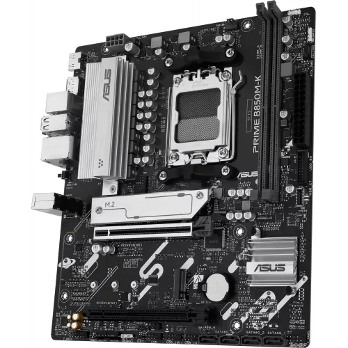 Материнская плата Asus PRIME B850M-K Socket AM5 AMD B850 2xDDR5 mATX AC`97 8ch(7.1) 2.5Gg RAID+HDMI+DP