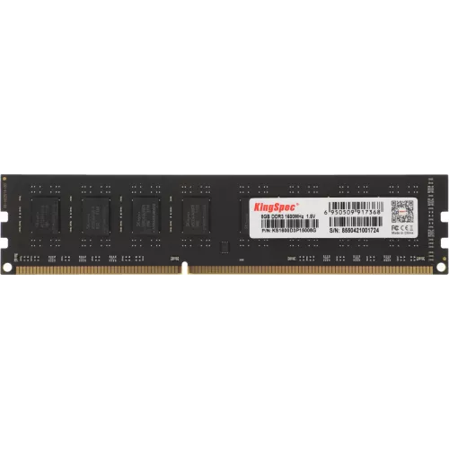 Память DDR3 8GB 1600MHz Kingspec KS1600D3P15008G RTL PC3-12800 CL11 DIMM 240-pin 1.5В dual rank Ret