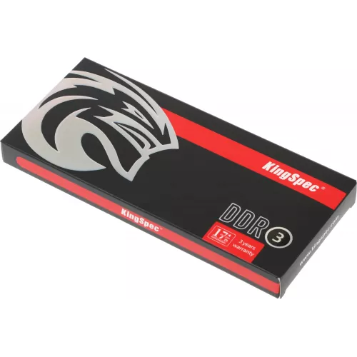 Память DDR3 8GB 1600MHz Kingspec KS1600D3P15008G RTL PC3-12800 CL11 DIMM 240-pin 1.5В dual rank Ret