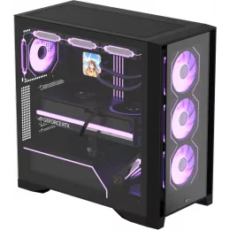 Корпус Formula Air Power G8 Floe черный без БП ATX 6x120mm 2x140mm 2xUSB3.0 audio bott PSU