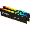 Память DDR5 2x32GB 5600MHz Kingston KF556C40BB2AK2-64 Fury Beast RGB RTL Gaming PC5-44800 CL40 DIMM 288-pin 1.25В dual rank с радиатором Ret
