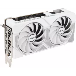 Видеокарта Asus PCI-E 5.0 DUAL-RTX5060-O8G-WHITE NVIDIA GeForce RTX 5060 8Gb 128bit GDDR7 2535/28000 HDMIx1 DPx3 HDCP Ret