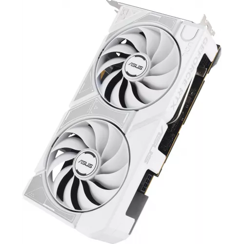Видеокарта Asus PCI-E 5.0 DUAL-RTX5060-O8G-WHITE NVIDIA GeForce RTX 5060 8Gb 128bit GDDR7 2535/28000 HDMIx1 DPx3 HDCP Ret