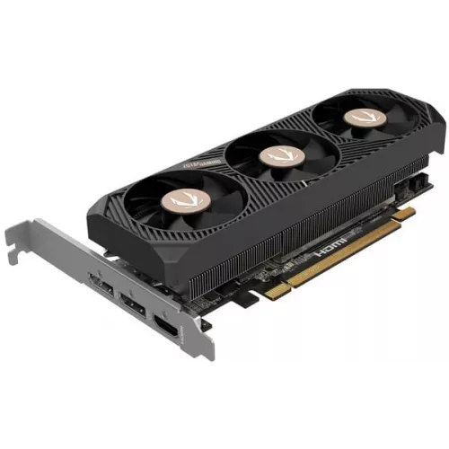 Видеокарта Zotac PCI-E 5.0 RTX 5060 LP 8GB NVIDIA GeForce RTX 5060 8Gb 128bit GDDR7 2497/28000 HDMIx1 DPx2 HDCP Ret low profile